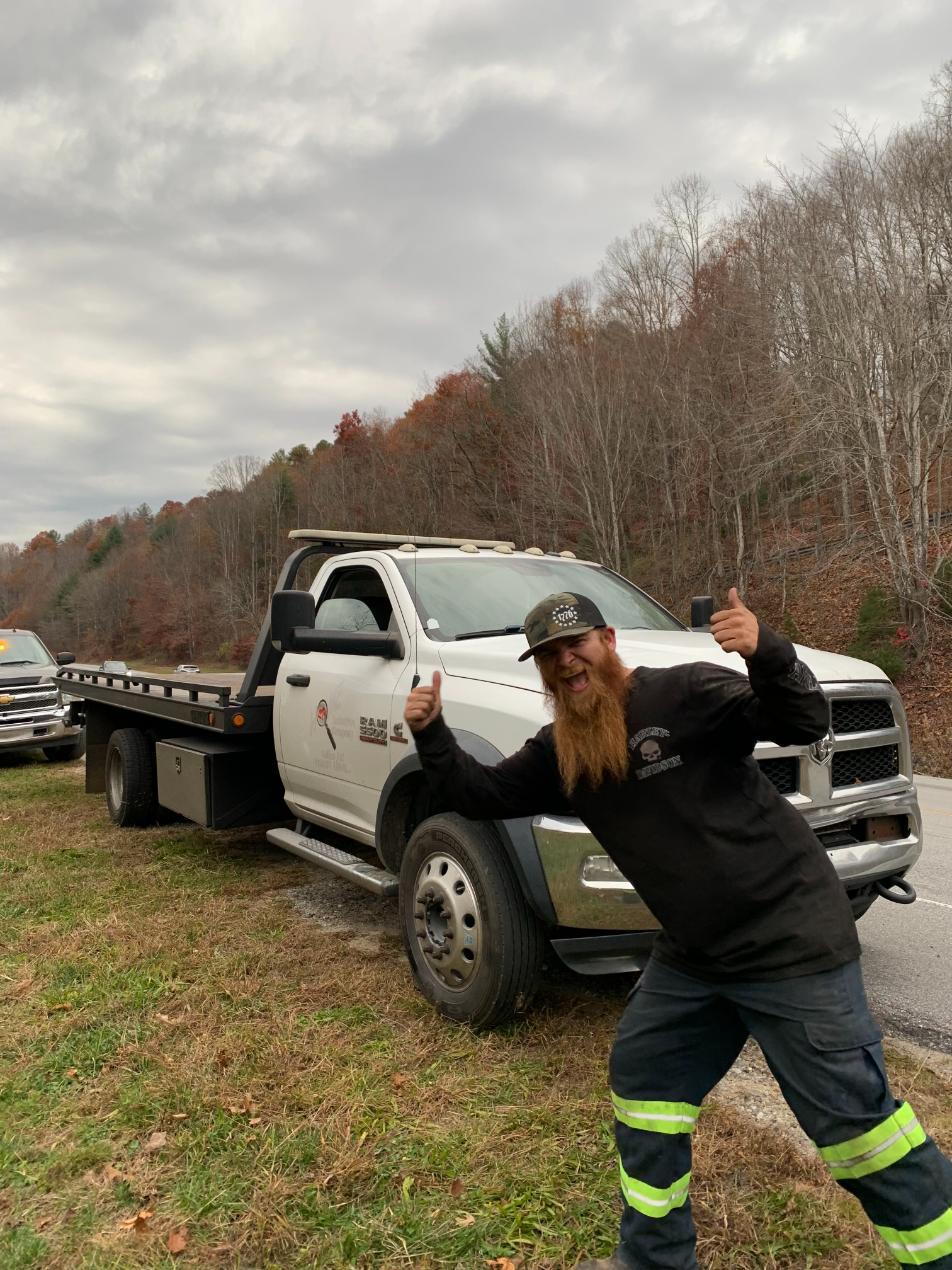 Emergency roadside truck repair